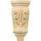 Ekena Millwork 4 3/4"W x 1 3/4"D x 10"H Small Acanthus Pilaster Wood Corbel, Maple CORW05X02X10PAMA - alternate 3